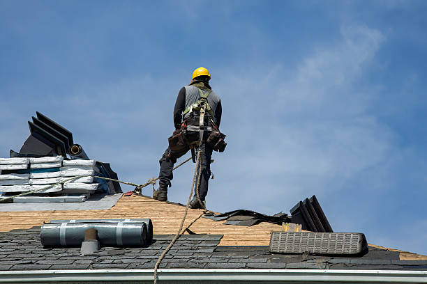 Professional Gutter Installation technician working in Butler, WI